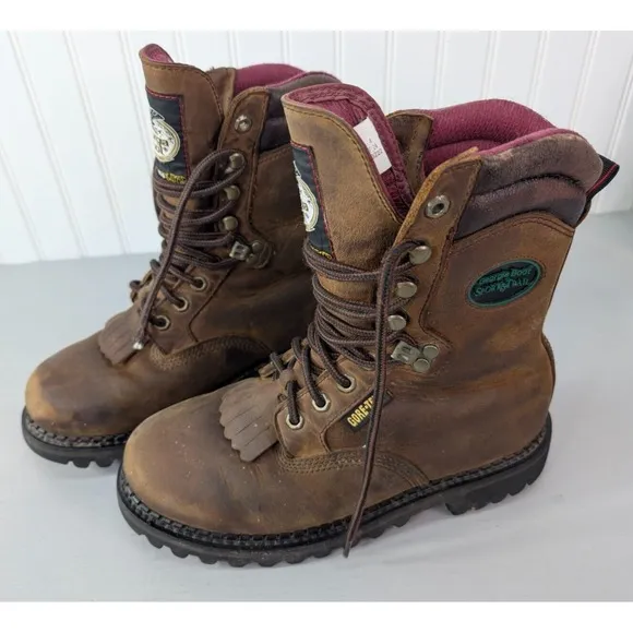 Georgia Sport &amp; Trail Gore-Tex Boots Men Size US 8M Thinsulate Ultra 600 Leather