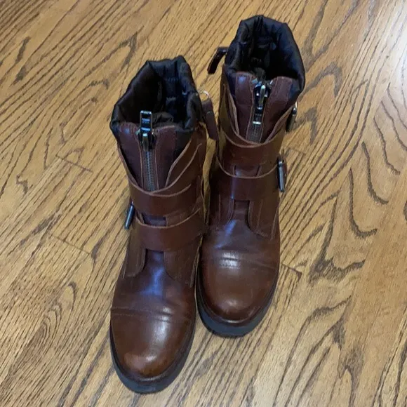 Geox Respira Leather Moto Boots