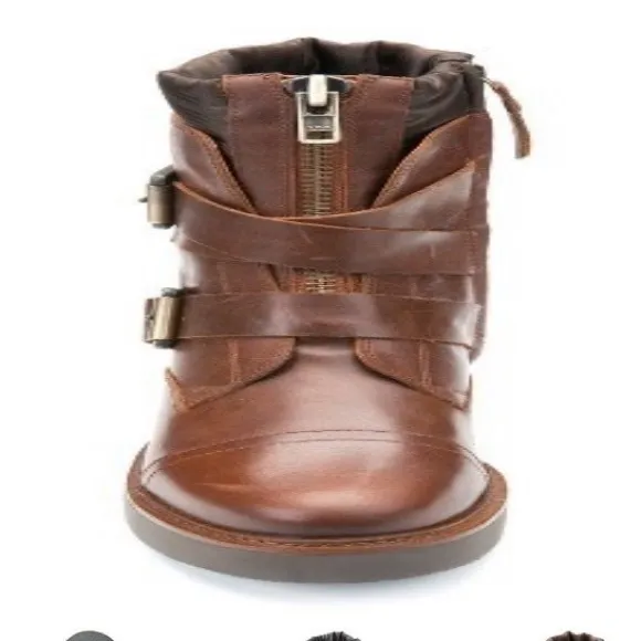 Geox Respira Leather Moto Boots