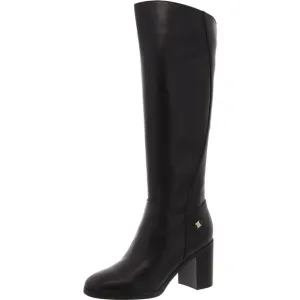 Giani Bernini Boots Womens 6.5 M Odetteel Leather Almond Toe Knee-High Black