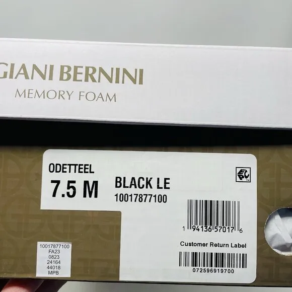 Giani Bernini Womens 7.5M Odettee Memory Foam Knee High Leather Riding Boots