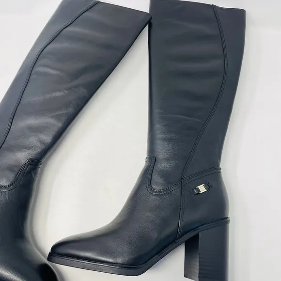 Giani Bernini Womens 7.5M Odettee Memory Foam Knee High Leather Riding Boots