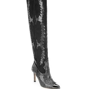 Gianni Bini KatyannaTwo Black Over the Knee Boots Size 9 WORN 1 TIME