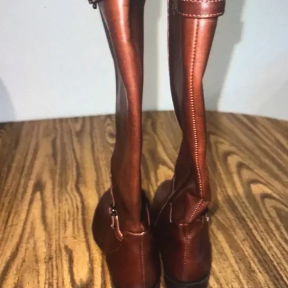 Gianni bini leather riding boots