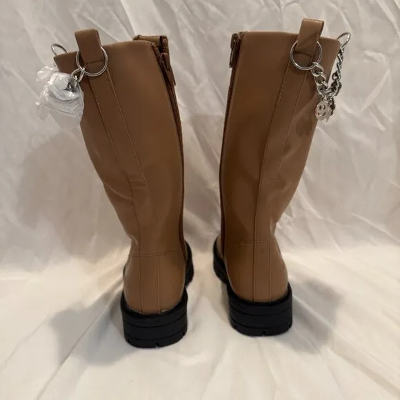 Girls Non-Slip Knee High Riding Boots, Size (11)