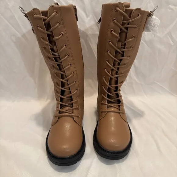 Girls Non-Slip Knee High Riding Boots, Size (11)