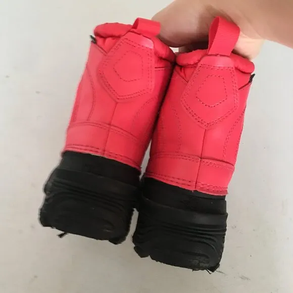 Girls The North Face Snow Boots Sz 10