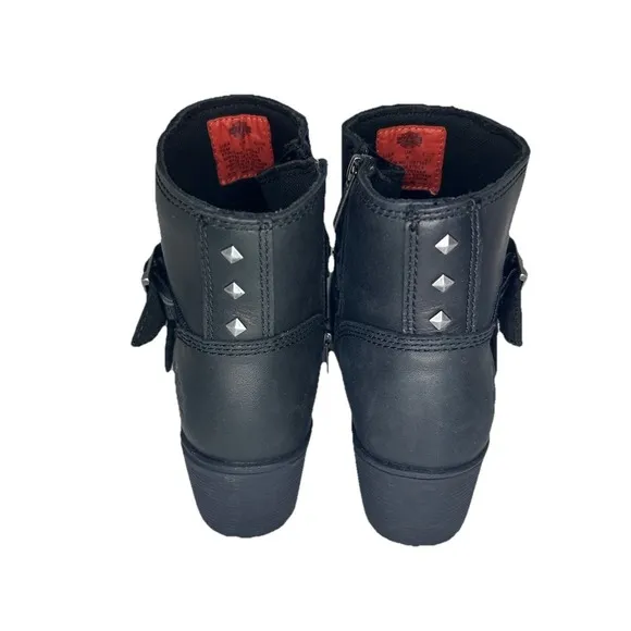 Harley-Davidson Abney Boots 4.5-Inch Waterproof Woman's Sz 10M Motorcycle D87161
