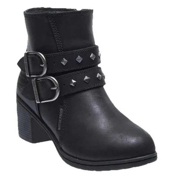 Harley-Davidson Abney Boots 4.5-Inch Waterproof Woman's Sz 10M Motorcycle D87161