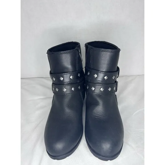 Harley-Davidson Abney Boots 4.5-Inch Waterproof Woman's Sz 10M Motorcycle D87161
