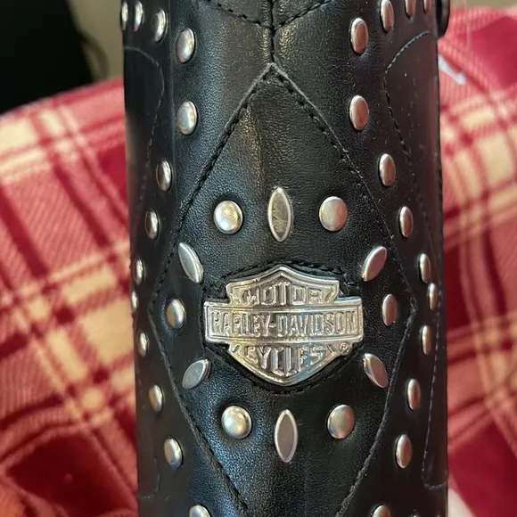 Harley Davidson after riding boots