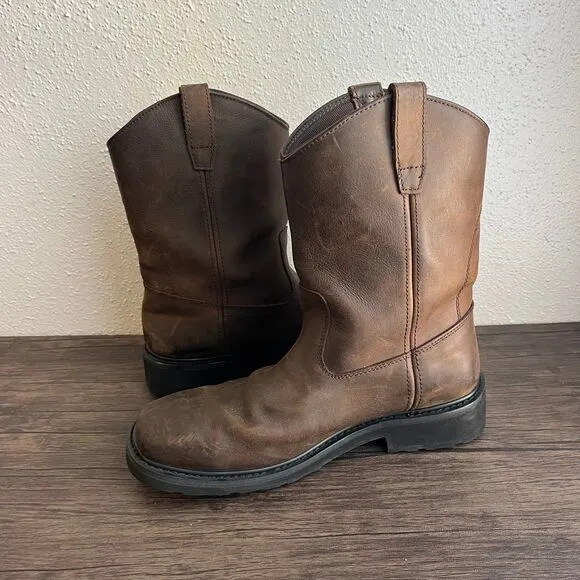 Harley Davidson Altman Waterproof Boots 10” Western Brown Leather Mens 11‎ M
