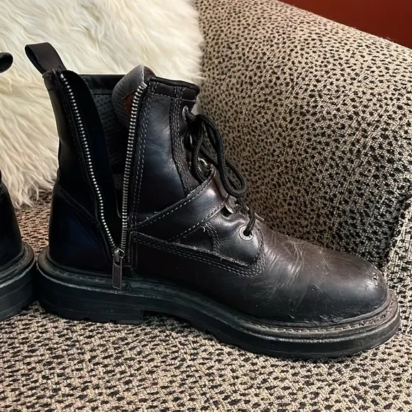 Harley-Davidson black leather riding boots - men’s size 9 (42)