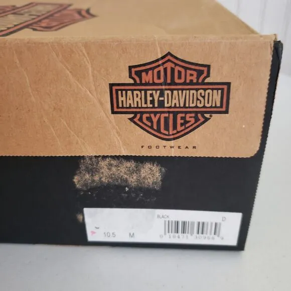 Harley Davidson Cambrelle Mega Harness Hi Biker Boots Square Toe Mens 10.5 91345