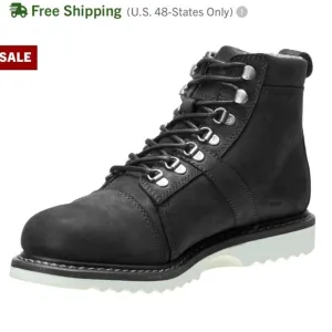 Harley Davidson “Hickman” Black Leather Boots​​