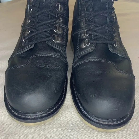 Harley Davidson “Hickman” Black Leather Boots​​