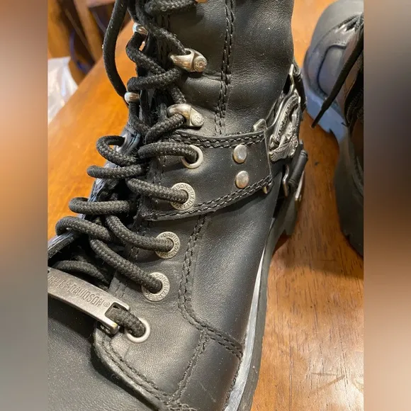 Harley Davidson, leather riding boots. Men’s size 8.5 M.