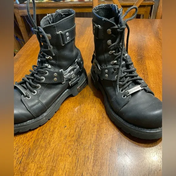 Harley Davidson, leather riding boots. Men’s size 8.5 M.