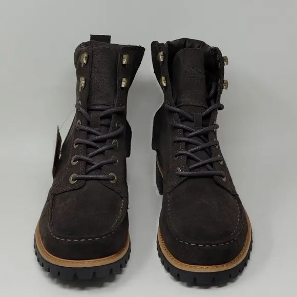 Harley-Davidson Men's 6&quot; Brown Suede Motorcycle Boots D96255 Size 9.5 New