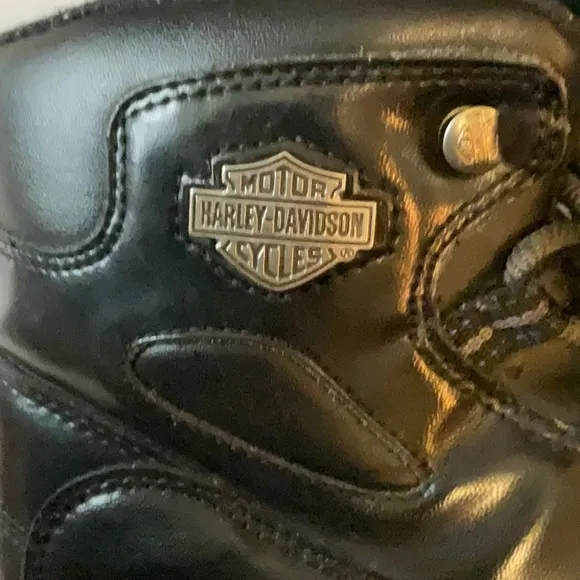 Harley-Davidson Men’s Black Riding Combat Biker Motorcycle Boots Size 9.5
