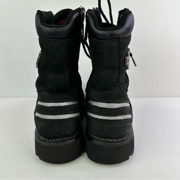Harley-Davidson Men's Bradford D96212 Black Biker Boots - Size 9.5