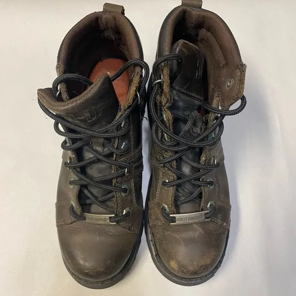 Harley-Davidson Men’s Ruskin 5-In Motorcycle Boots Size 7.5M Brown Biker Riding