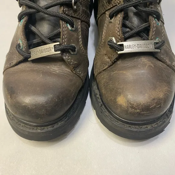 Harley-Davidson Men’s Ruskin 5-In Motorcycle Boots Size 7.5M Brown Biker Riding