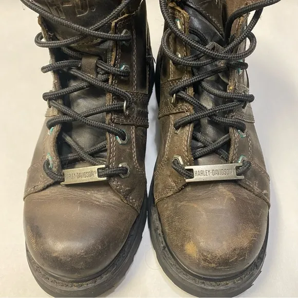 Harley-Davidson Men’s Ruskin 5-In Motorcycle Boots Size 7.5M Brown Biker Riding