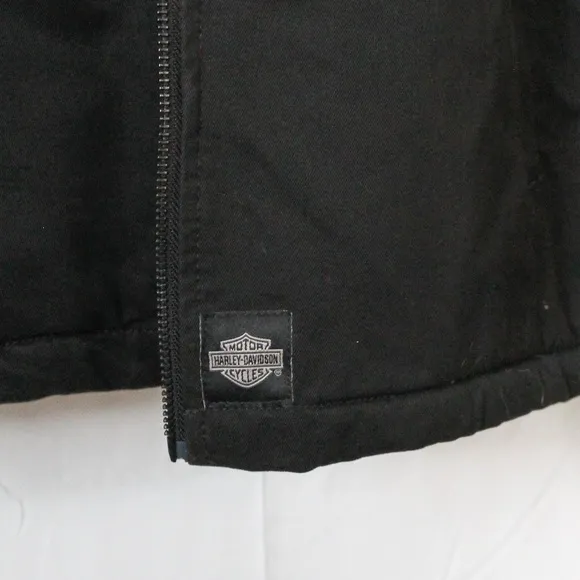 Harley Davidson Men’s Sherpa Lined Cotton Riding Jacket Medium