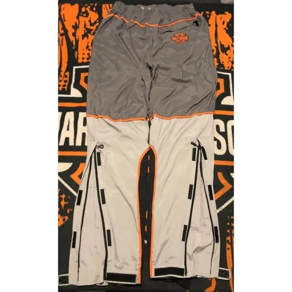 Harley-Davidson Rain Pants Waist Range 34-36, Length 32-34 VERY GOOD CONDITIONS