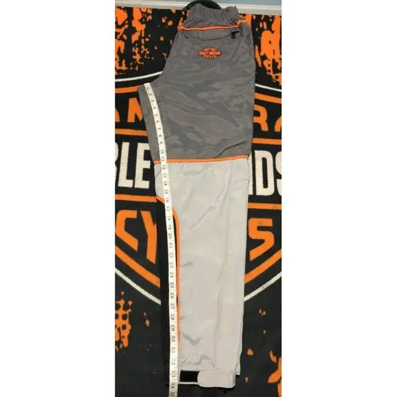 Harley-Davidson Rain Pants Waist Range 34-36, Length 32-34 VERY GOOD CONDITIONS