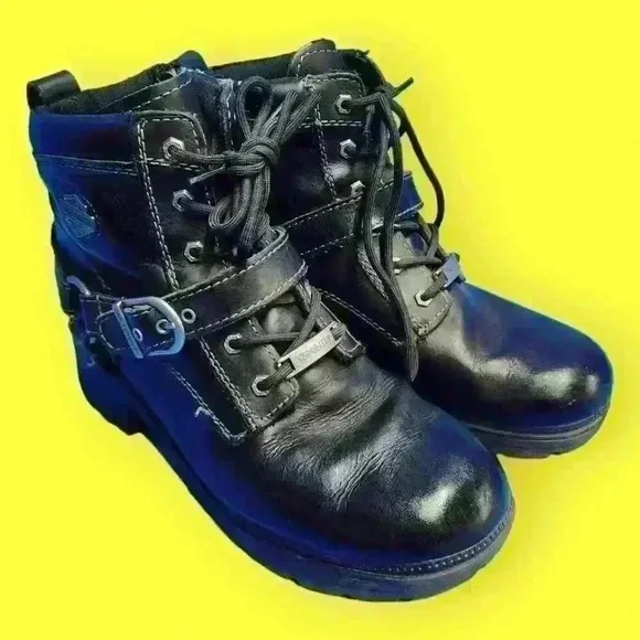 Harley Davidson - Womens Riding Boots - Size 8