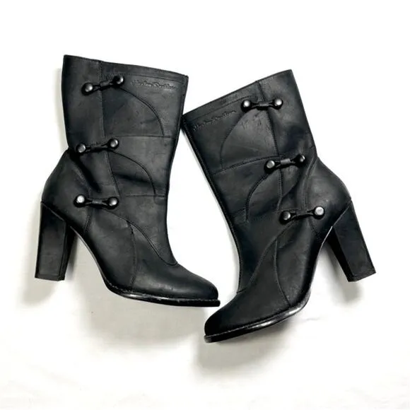 Harley Davidson Genuine Leather Heeled Boots