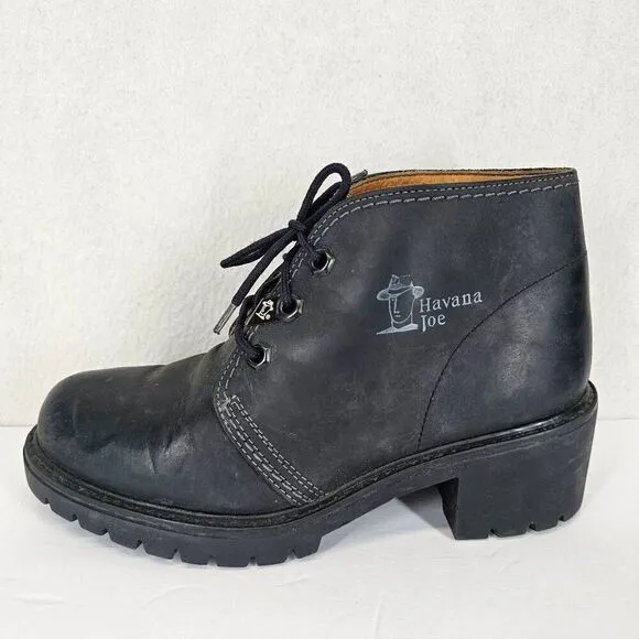 Havana Joe Women's Chukka Boots Black 7.5
