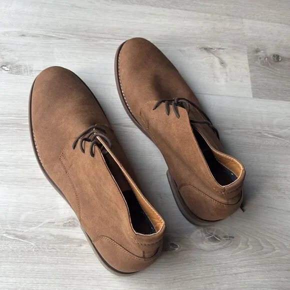 HAWKER RYE Abigovia Chukka boots Tan size 12 NWT in packaging