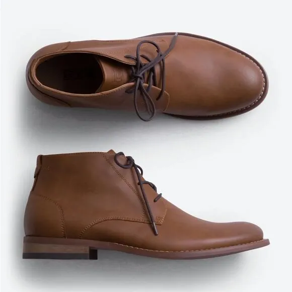 HAWKER RYE Abigovia Chukka boots Tan size 12 NWT in packaging