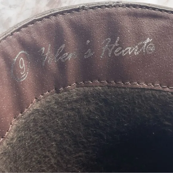 Helen's Heart| Embellished Sequin Burgundy Bronze Western Boot Size 9