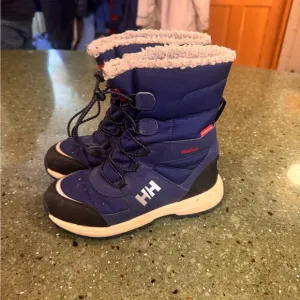 Helly Hansen Blue and Black Rain &amp; Snow Boots with Insulation
