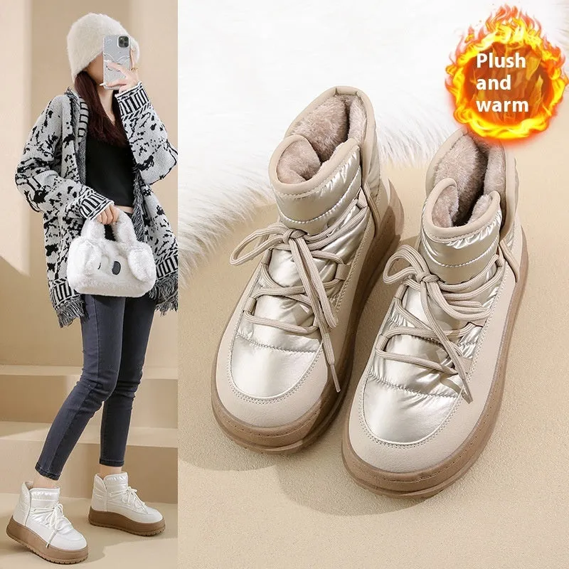 High-top Insulated Cotton-padded Shoes