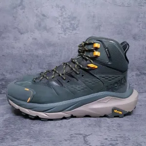 HOKA One One Kaha 2 Mid GTX Gore-Tex Hiking Boots Shoes Mens 10 Olive Green