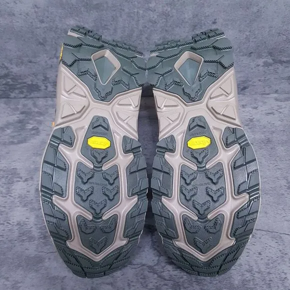 HOKA One One Kaha 2 Mid GTX Gore-Tex Hiking Boots Shoes Mens 10 Olive Green
