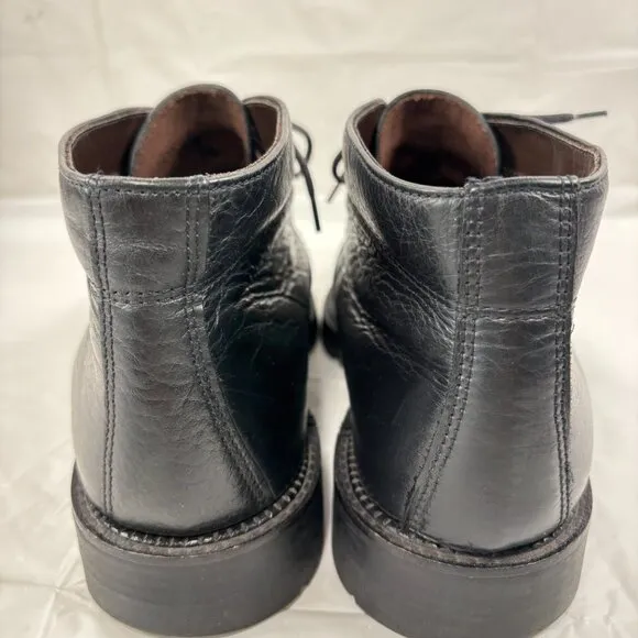 H.S. TRASK MENS LEATHER BLACK LEATHER CHUKKA BOOTS Bozeman Montana