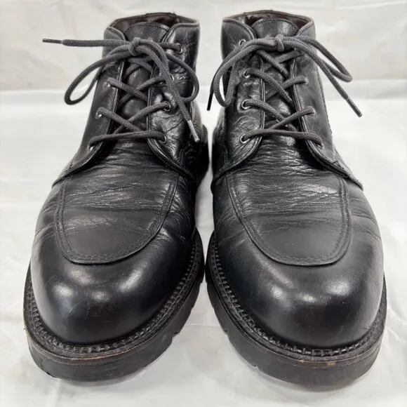 H.S. TRASK MENS LEATHER BLACK LEATHER CHUKKA BOOTS Bozeman Montana