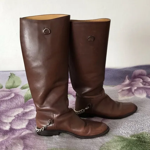 Hugo Boss Women’s Leather Riding Boots