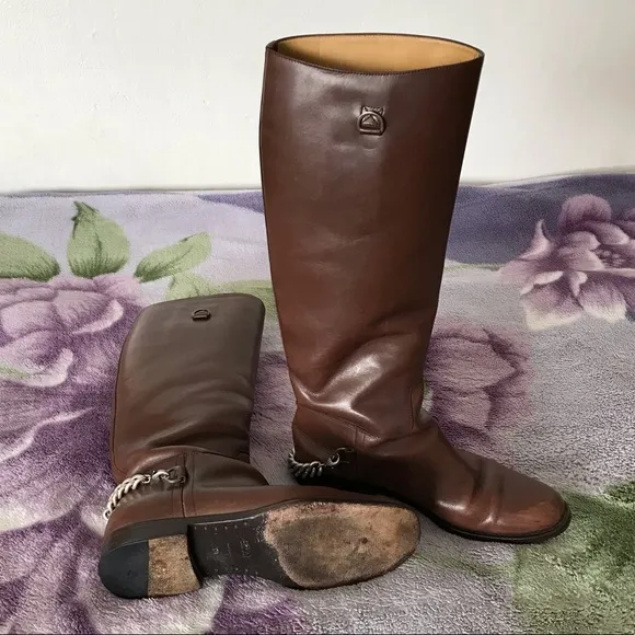 Hugo Boss Women’s Leather Riding Boots