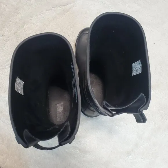 Hunter Black Matte Classic Original Short Waterproof Rubber Rain Boots Women 6