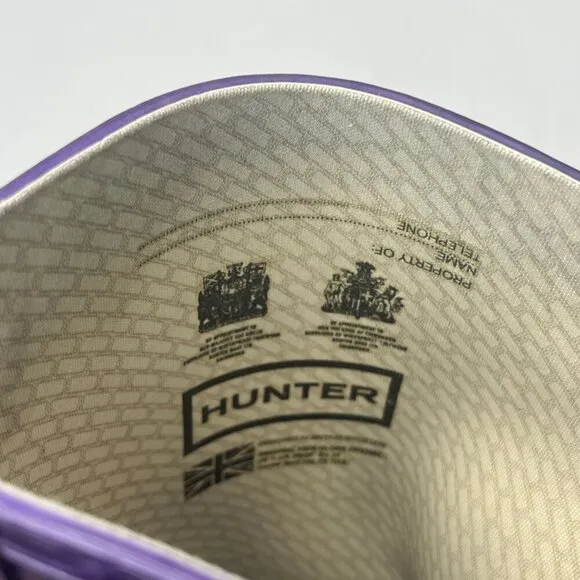 Hunter children's purple rain boots EU 33 US 2 pre-worn