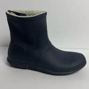 Hunter Mens Original Sherpa Waterproof Boots Navy Size 10 M