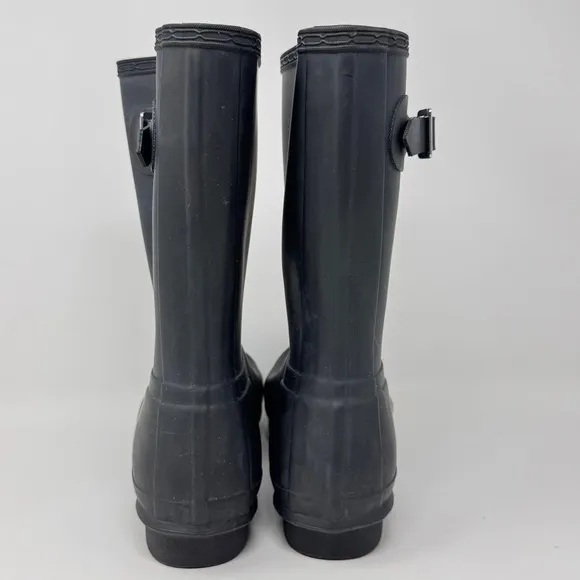 Hunter Men’s Original Short Rain Boots – Black, Size 9 US
