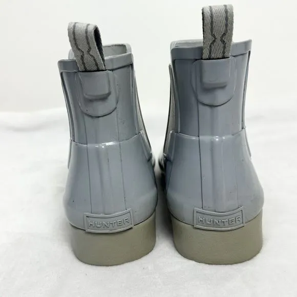 HUNTER Original Refined Chelsea Rain Boots in Symbol Women’s Size US 8